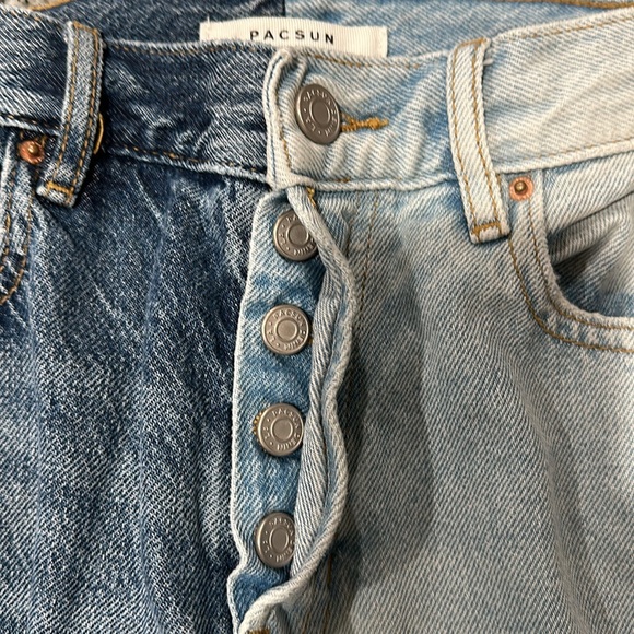 Pacsun Two Tone Straight Leg Jeans - Picture 4 of 4